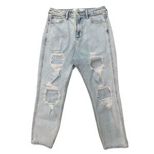 Women's Abercrombie & Fitch Curvy High Rise Mom Jeans, size 5 short